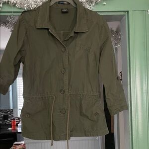 French cuff utility jacket
